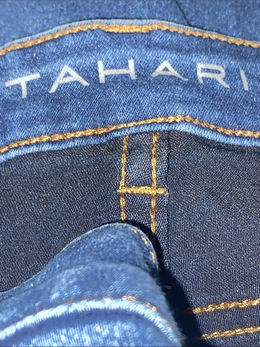 TAHARI Women’s Dark Blue Women’s Jeans Sz 20W 20”W x 27” Inseam